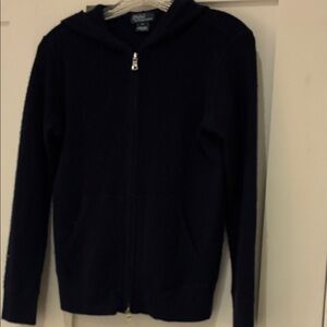 Ralph Lauren Navy Cashmere Sweater